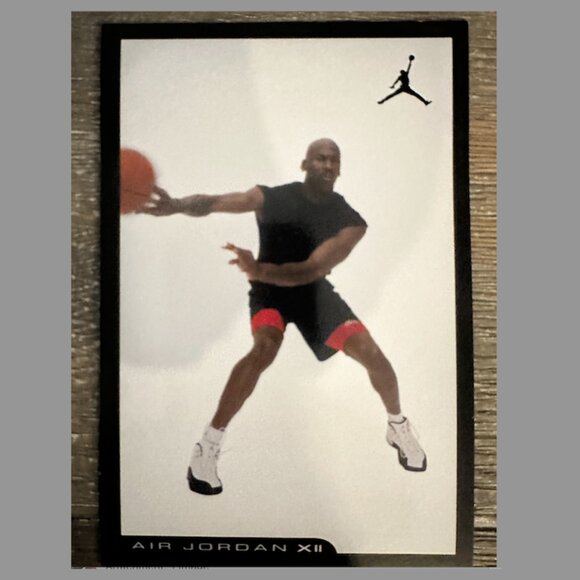 AIR JORDAN XII RETRO 12 (2004)  MENS 11 NEW  "Playoffs" Black/White - Picture 11 of 13